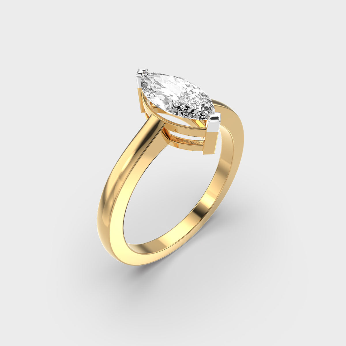 1ct Marquise Solitaire Ring