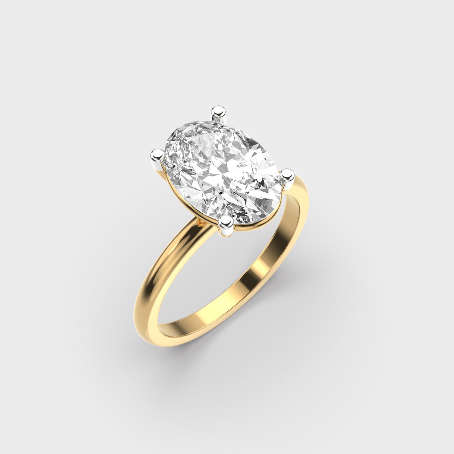 1ct Oval Solitaire Ring