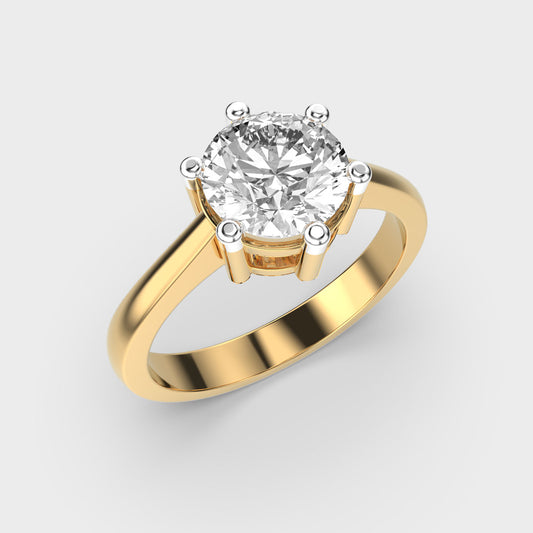 1ct Round Solitaire Ring