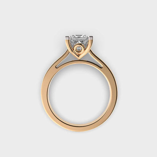 1ct Princess Solitaire Ring