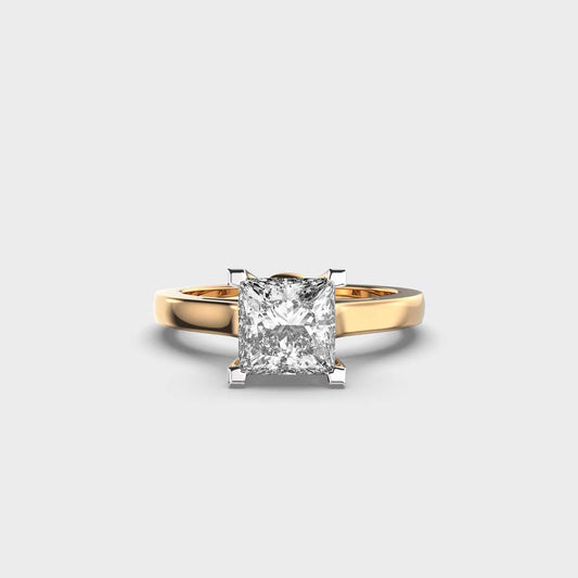 1ct Princess Solitaire Ring