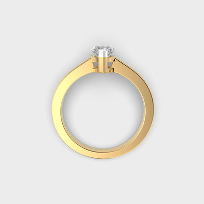 1ct Marquise Solitaire Ring