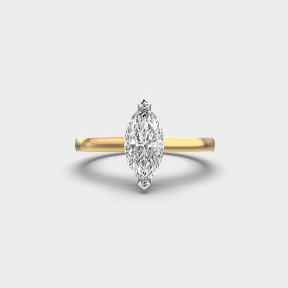 1ct Marquise Solitaire Ring