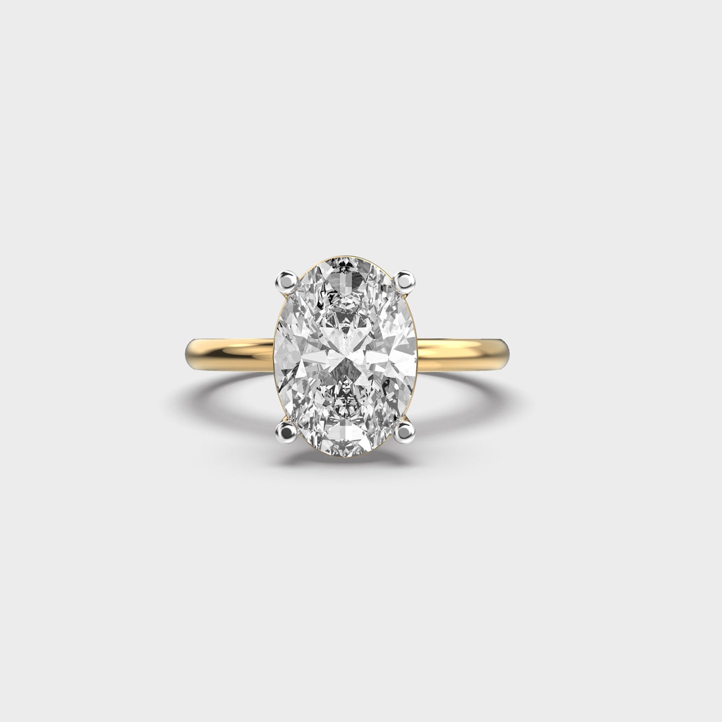 1ct Oval Solitaire Ring