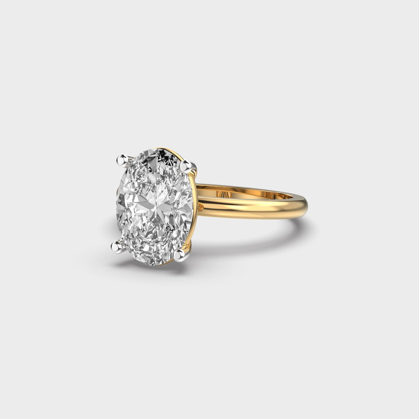 1ct Oval Solitaire Ring