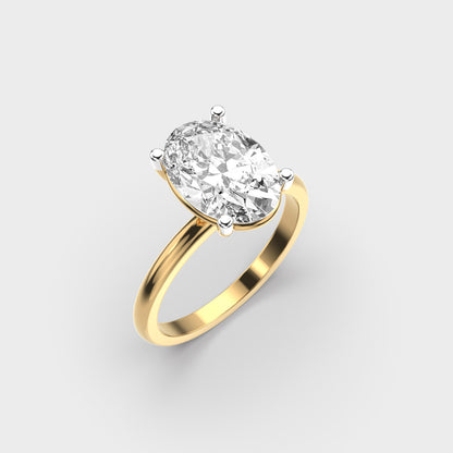 1ct Oval Solitaire Ring